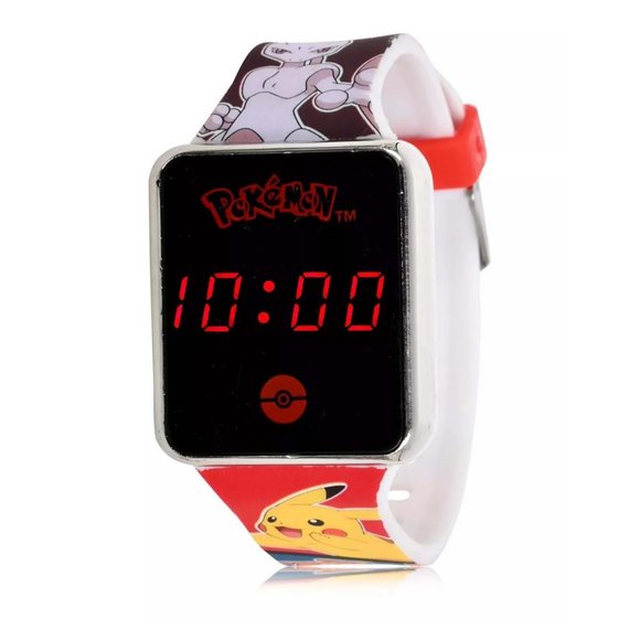 New $30 ACCUTIME Pokemon Kid's Touch Screen Red Silicone LED Watch - Picture 1 of 6
